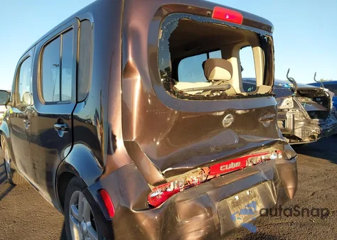 2010 Nissan Cube 1.8Sl z USA, uszkodzony, nr VIN JN8AZ2KR4AT152644